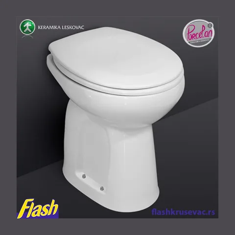 WC šolja za osobe sa invaliditetom bez integrisanog otvora – Keramika Leskovac