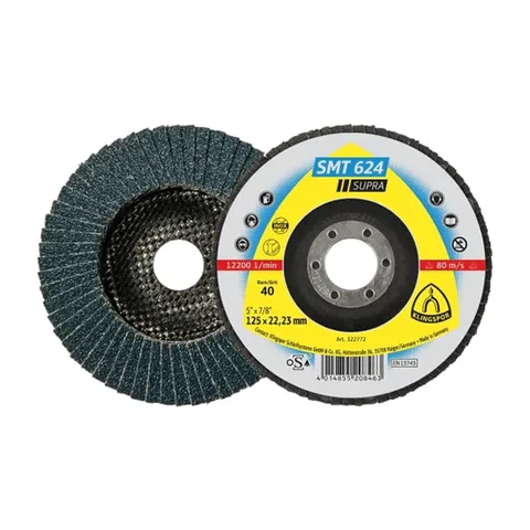 Klingspor lamelasti brusni disk 115 x 22,23 mm P80 SMT 624 Supra