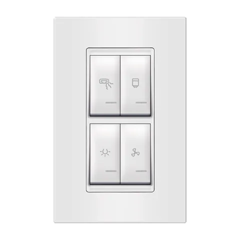 UNIVERZALNI kupatilski indikator, vertikalni SET4X16A BELI 72324.00