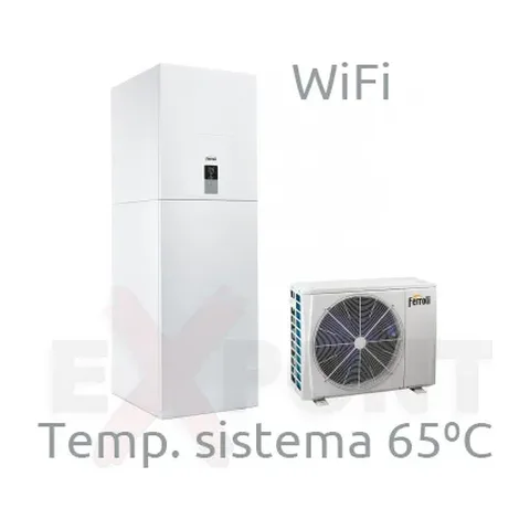 Toplotna pumpa vazduh voda inverter split R32 sa integrisanim bojlerom FERROLI OMNIA ST 4-16 kW