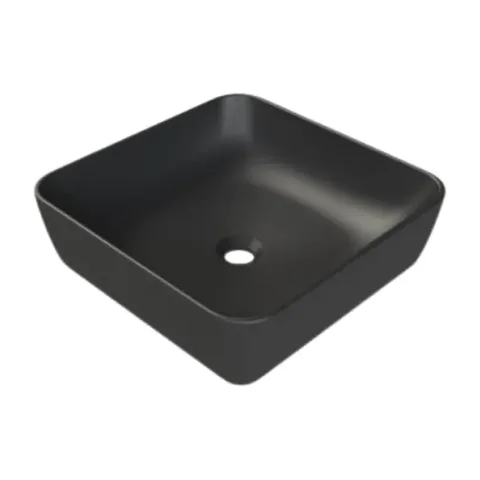 LAVABO 46X46 ONE CRNI NADGRADNI