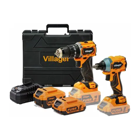 Akumulatorski set bušilica Villager FUSE VLP 5121 + odvrtač Villager FUSE VLP 6420
