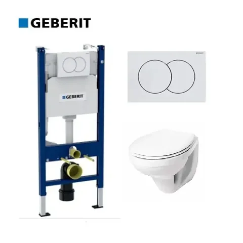 GEBERIT set ugradni vodokotlić + Delta01 tipka + KOLO Idol WC šolja + Arizona C1 daska (GEBERIT SET1)