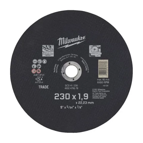Milwaukee – Ploča rezna 230 x 1,9 x 22,23mm – 4932479579