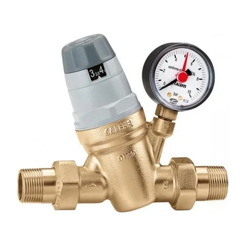 REGULATOR PRITISKA 6/4 SA MANOMETROM – CALEFFI