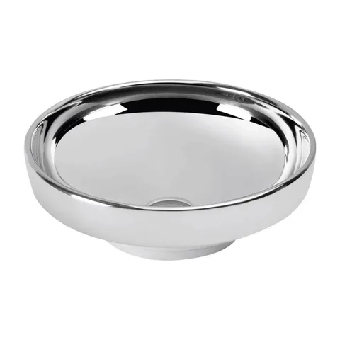 Lavabo nadgradni VITRA Water jewles fi40cm – srebrni