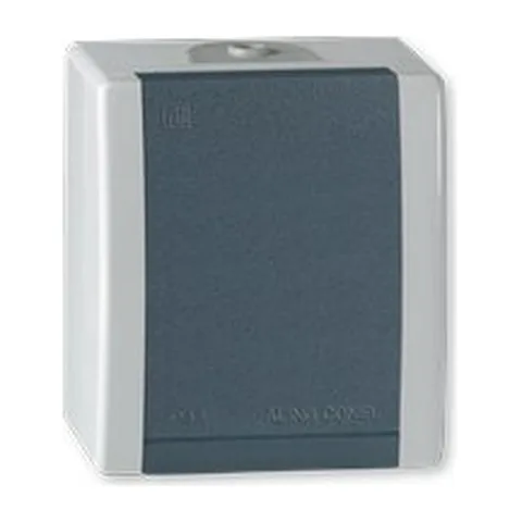 Prikljucnica Monofazna sa Porc.Jezgrom PVC Antracit AC241.1A