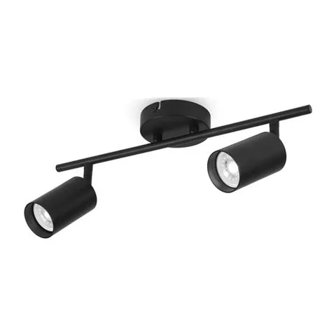 LAMBARIO-2XGU10-MAX7W-BLACKCELING LIGHTING FIXTURE