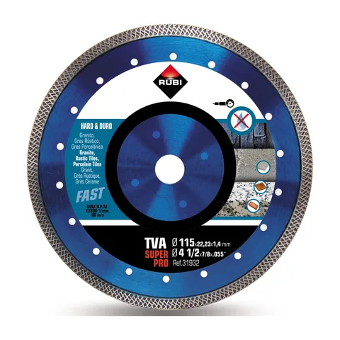 Rubi – TVA 115 SUPERPRO Dijamantska ploča za keramiku, 115mm – RUB31932