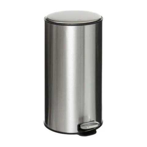kanta za smece na papucicu 30L metal srebrna 164753