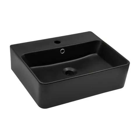 LAVABO NADGRADNI 525x420x155 MAT CRNI