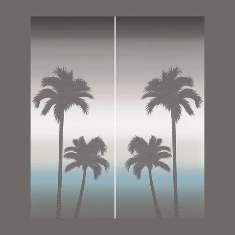 Palme S/2 Grigio A+B Comp. 2 pz Rett. 120×280
