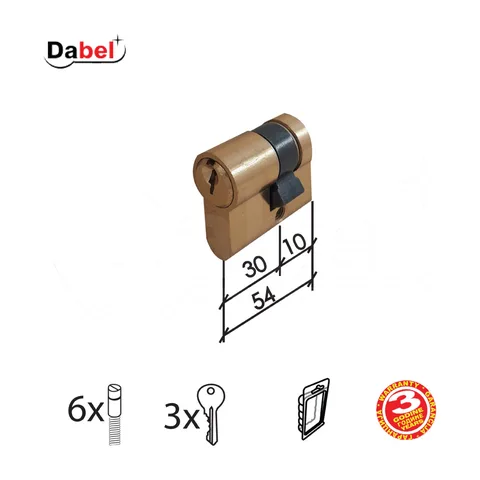 Cilindar za vrata CL2036 Mat Ms 40mm(30-10) 3K DBP1 3301144