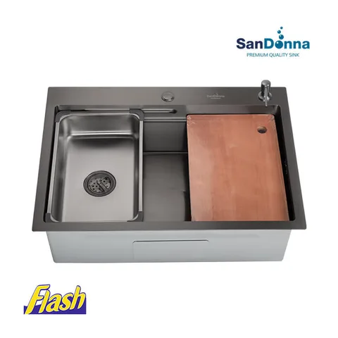 Crna INOX Sudopera (SET) – SanDonna – HD7050R