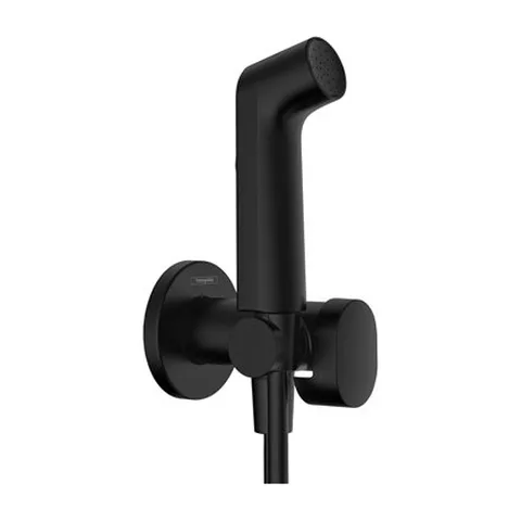 Hansgrohe bideta s higijenski tuš ecosmart+ set sa priključkom, držačem ručice i crevom 125cm matt black 29232670