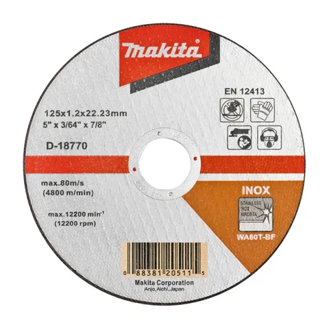 Makita – Tanak disk za sečenje Ø125mm 1.2mm 100kom – D-18770-100