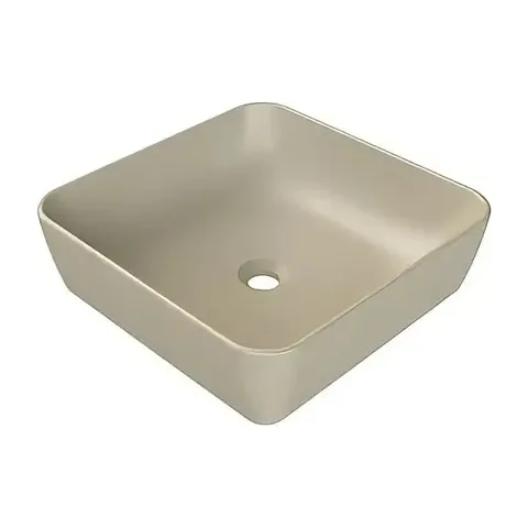 Turkuaz CeraStyle One Lavabo 46×46 Cm Kapucino Mat 76008-97