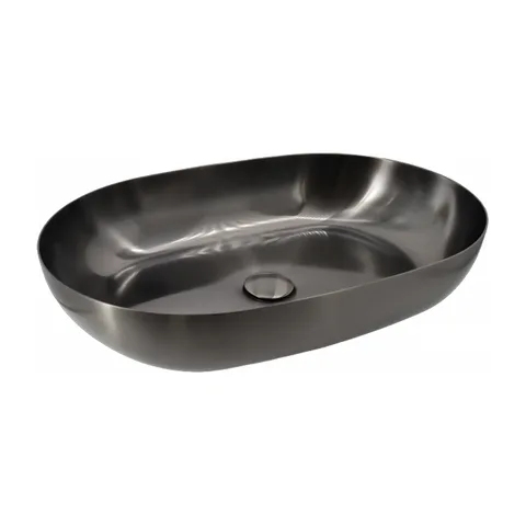 COPEN nadgradni Metalni lavabo 555x360x114mm gan metal, sa metalnim podsklopom sifona