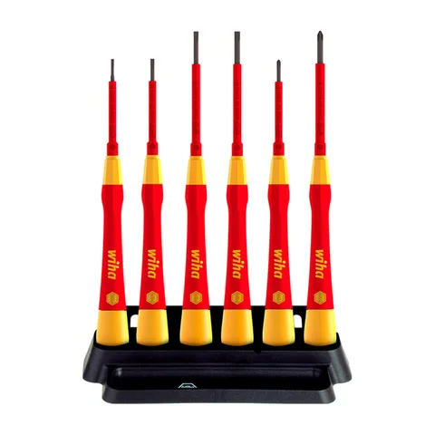 Wiha – Set preciznih odvijača Picofinish® električarski SL, Phillips, 6 delova, sa držačem – W 42989