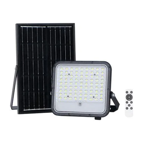 SOLARNI LED REFLEKTOR 100W 6500K CRNI MITEA