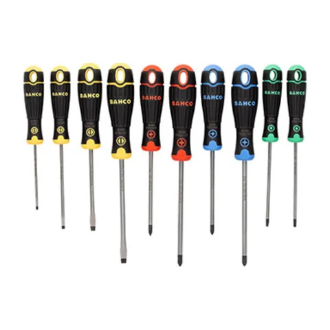 Bahco – Set odvijača BahcoFit u bojama 10 kom – B219.010RB