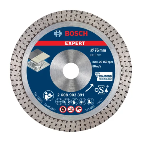 Bosch – EXPERT HardCeramic dijamantska rezna ploča 76×1,9×10 mm – 2608902391