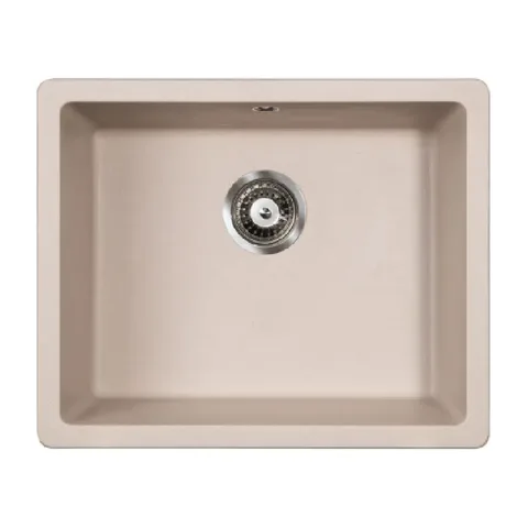 Metalac QUADRO U 50 granitna sudopera podgradna bež 570×470 mm – Ø90 (359104)