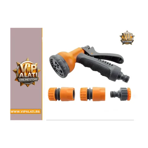 PIŠTOLJ ZA ZALIVANJE SA TUŠEM 8 REŽIMA TG-8471 – SET ADAPTERA 1/2 I BRZI PRIKLJUČAK