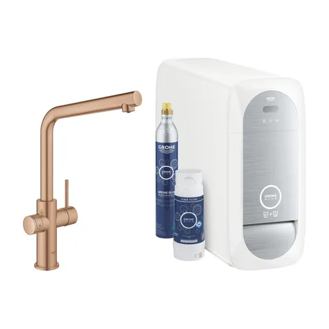 Grohe Blue Home set slavina za sudoperu sa filterom I za kiselu vodu, Brushed Warm Sunset 31454DL1