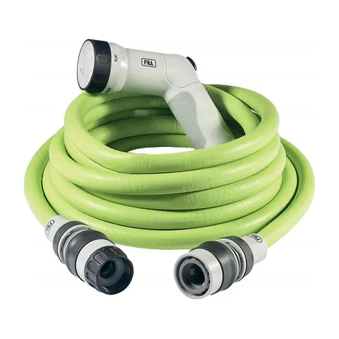 Bastensko crevo-set 15m lime