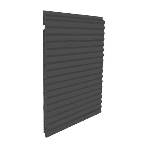 Ventilisani fasadni sistem XB PRO DESIGN RUFFLE (Favemanc, Boja: Crna / Antracit)