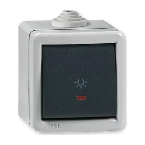 Taster Sklopka Metalna sa Ind.IP55 AC285I.1A