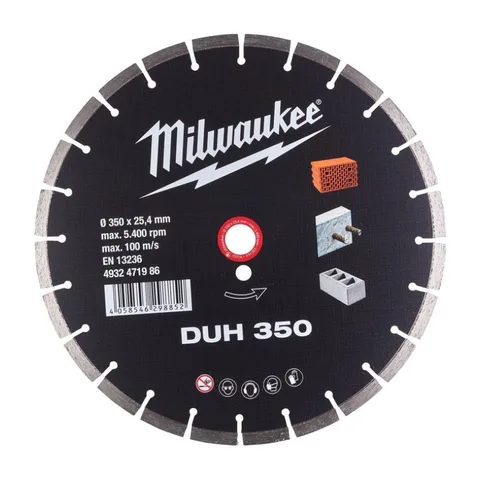 Milwaukee Dijamantski rezni disk DUH, 350 x 25,4 mm, 4932471986