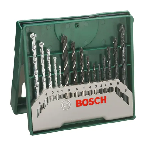 Bosch – Set burgija Mini-X-Line Mixed, 15 delova – 2607019675