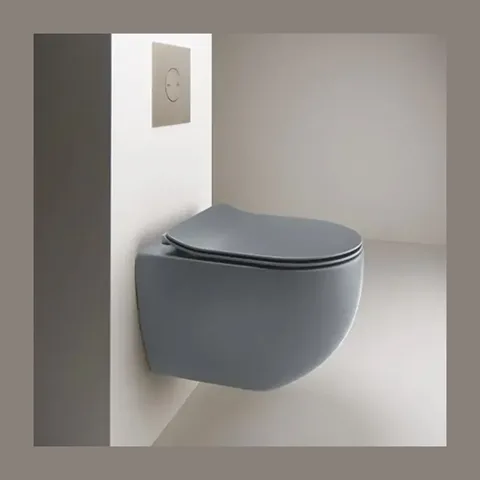 AXA Glomp WC šolja konzolna rimless siva (0201009)