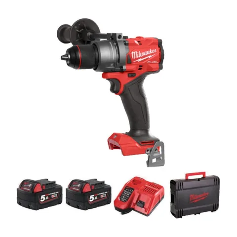 Milwaukee – Aku udarna bušilica 18V 2x5Ah, M18 FPD3-502X – 4933479860