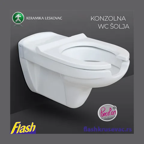 Konzolna WC šolja za osobe sa invaliditetom – Keramika Leskovac