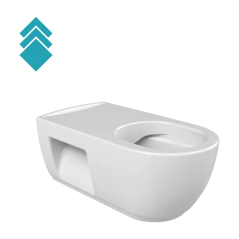 City (rimless) za osobe sa invaliditetom – konzolna šolja bez wc daske