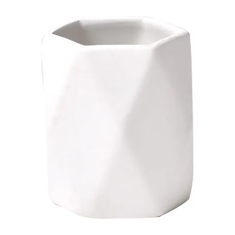 Tendance čaša za četkice keramika, dijamant bela