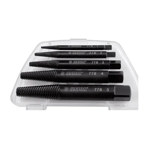 Unior Set 5 izvlakača polomljenih vijaka, 616820
