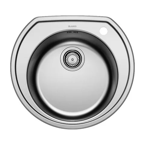 Blanco Rondoval – inox ugradna sudopera 535×490 mm O90