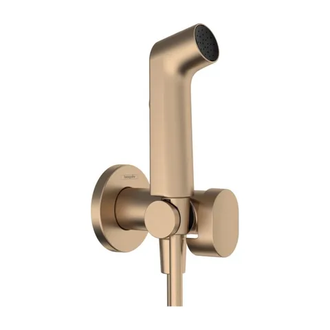Hansgrohe bideta s higijenski tuš ecosmart+ set sa priključkom držačem ručice i crevom 125cm brushed bronze 29232140