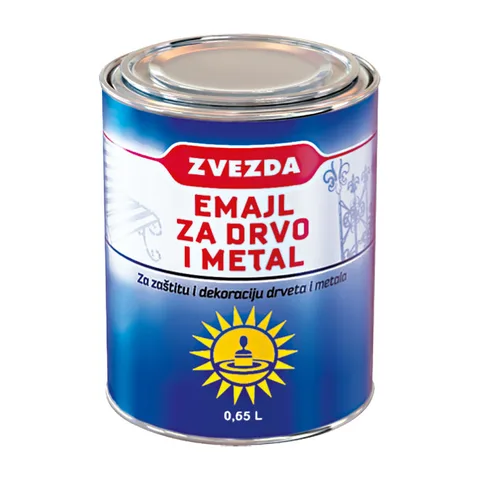 ZVEZDA ULJANI EMAJL ZA DRVO I METAL 0,75L