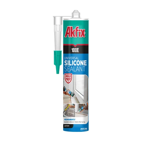 Akfix 100E silikon UNI. Sivi 310ml