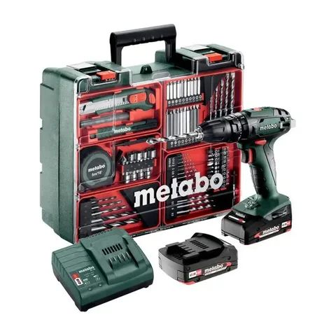 Metabo – SB 18 SET Set Akumulatorska bušilica sa čekićem – 6022458806