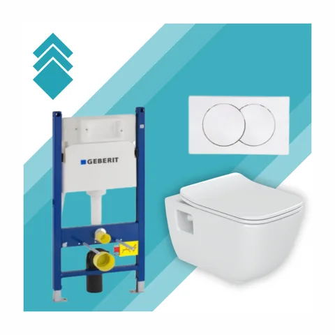 Set Aqua 4u1 – bela tipka (GEBERIT)