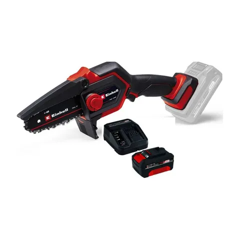 Einhell Aku lančana mini motorna testera GE-PS 18/15 Li BL sa baterijom 2.5 Ah i punjačem (3810000051)
