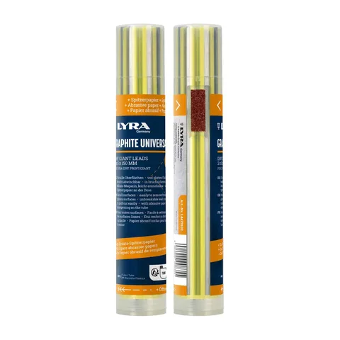 LYRA – DRY GIANT grafitne mine za građevinsku olovku, 2B (univerzalne), 1 komad – L4479102-1