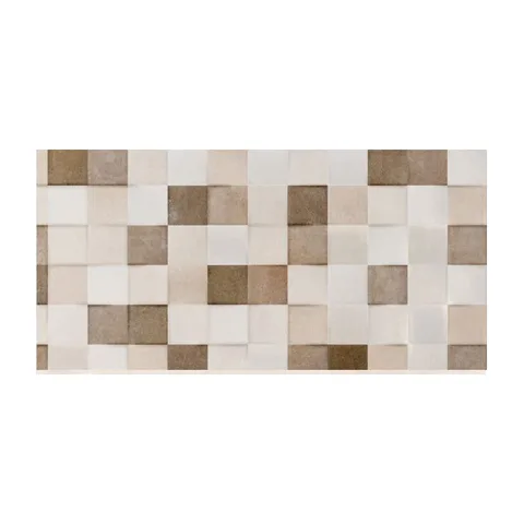 Keros Ceramica – Bronx Cubic Beige 25×50