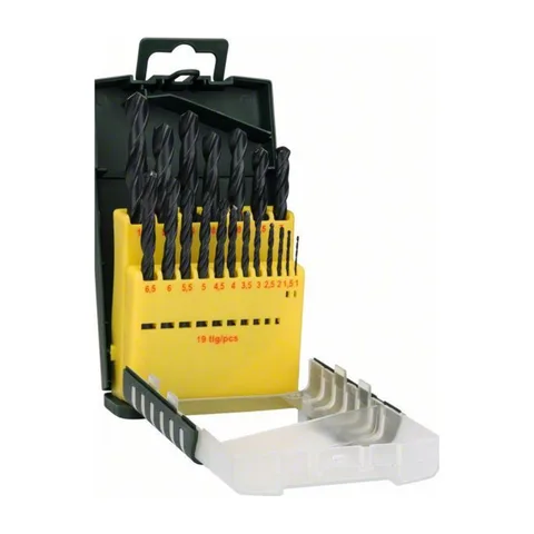 Burgije za metal Bosch HSS-R, 19 kom